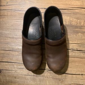 Dansko Brown Oil Rubbed Leather